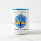 24. MILITÄRISCHE INTELLIGENZ-BATTALION 66. M I BDE ZWEIFARBIGE TASSE (Mittel)