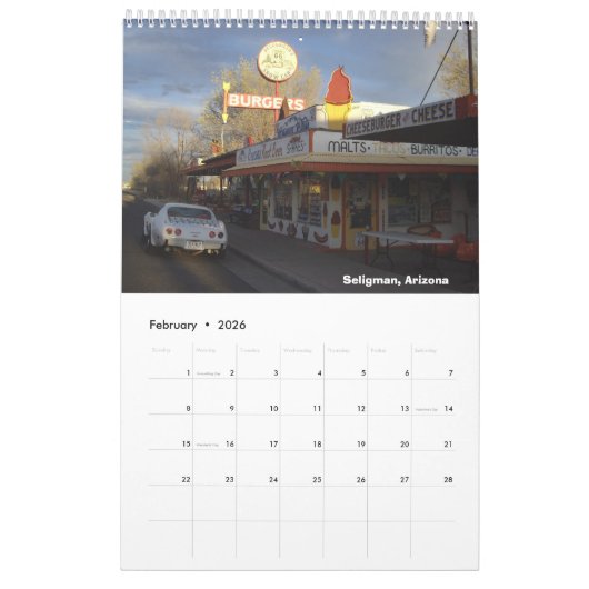 24 Monate auf der Route 66, beginnt beim Kauf Kalender (Feb 2026)