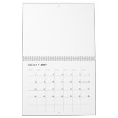 24 Monate Blanker Kalender 2025 - 2026 mit Feierta (Feb 2027)