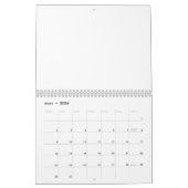 24 Monate Blanker Kalender 2025 - 2026 mit Feierta (Mär 2026)