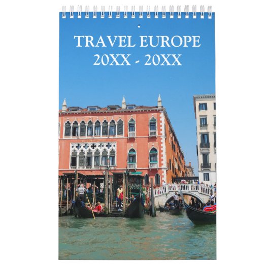 24 Monate Reisen Europa Kalender (Titelbild)