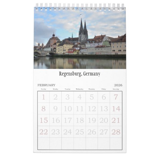 24 Monate Reisen Europa Kalender (Feb 2026)