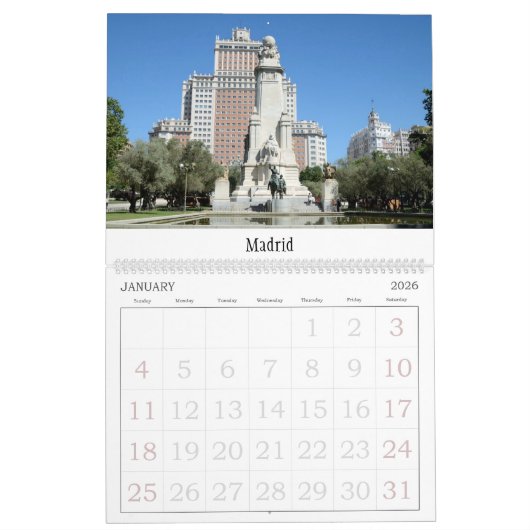 24 Monate Reisen Spanien Kalender (Jan 2026)