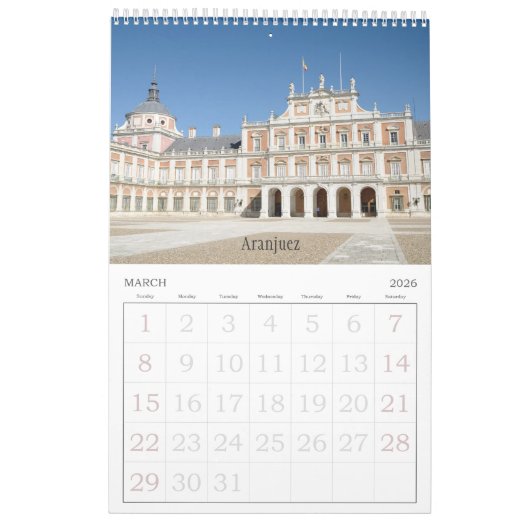 24 Monate Reisen Spanien Kalender (Mär 2026)
