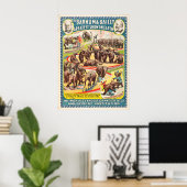24 Monster und Baby Darstellend Elephants Poster (Heimbüro)