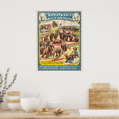 24 Monster und Baby Darstellend Elephants Poster (Küche)