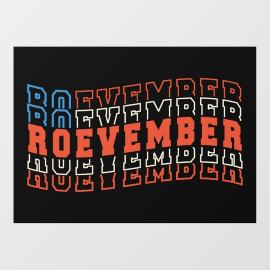 24. November Fensteraufkleber (Blatt)