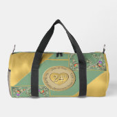 24. Opal-Jubiläum Druckausschnitt Nähtasche Duffle Bag (Rückseite)