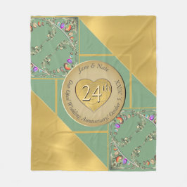 24. Opal-Jubiläum Fleecedecke