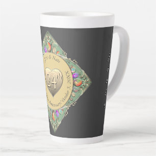 24. Opal Wedding AnniversaryHandtuch Milchtasse