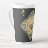 24. Opal Wedding AnniversaryHandtuch Milchtasse (Linke Ecke)