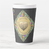 24. Opal Wedding AnniversaryHandtuch Milchtasse (Vorderseite)