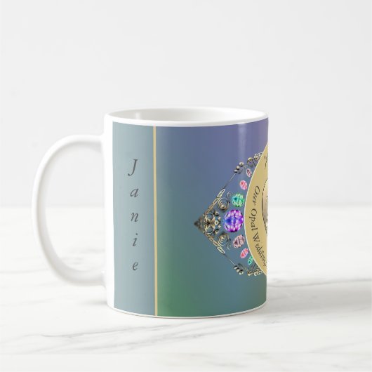 24. Opal Wedding Jubiläum Kaffeetasse (Links)
