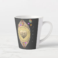 24. Opal Wedding Jubiläum Latte Tasse