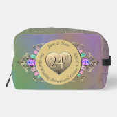 24. Opal Wedding Jubiläum Waschbeutel (Rückseite)