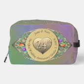 24. Opal Wedding Jubiläum Waschbeutel (Rückseite)