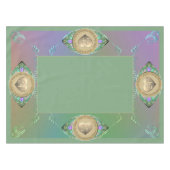 24. Opal Wedding Jubiläumstablett Tischdecke (Vorderseite (Horizontal))