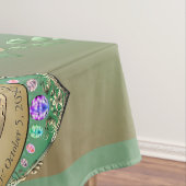 24. Opal Wedding Jubiläumstablett Tischdecke (Beispiel)