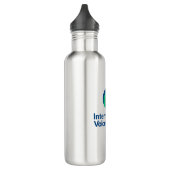 24 oz Edelstahlflasche mit IVH-Logo (Links)