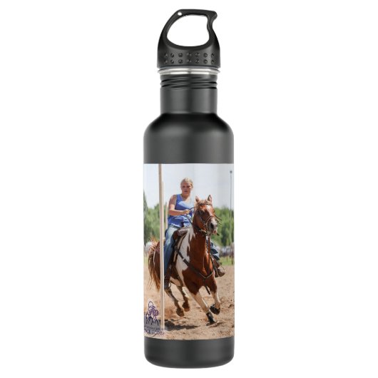 24 Oz Foto Wasserflasche Edelstahlflasche (Vorderseite)