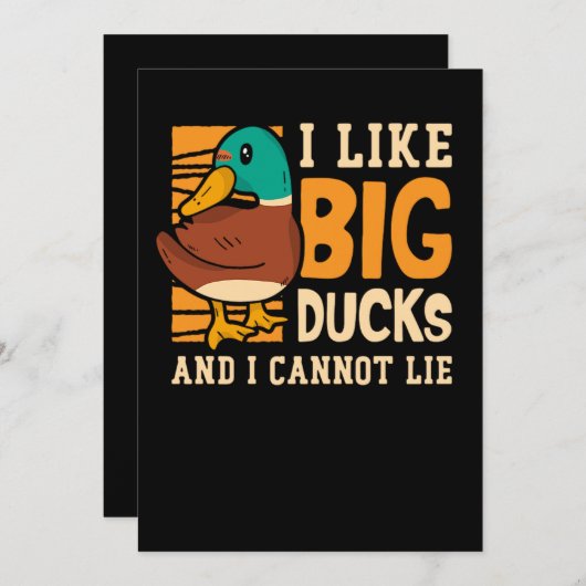 24.Rubber duck for a Duck Lovers Save The Date (Vorne/Hinten)