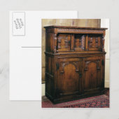 24:Schrank, Eiche, c.1600 Postkarte (Vorne/Hinten)