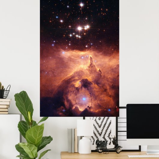 24-Sterne-Cluster Poster (Heimbüro)