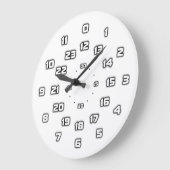 24 Stunden analoge Uhr (Winkel)