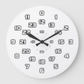 24 Stunden analoge Uhr (Vorderseite)
