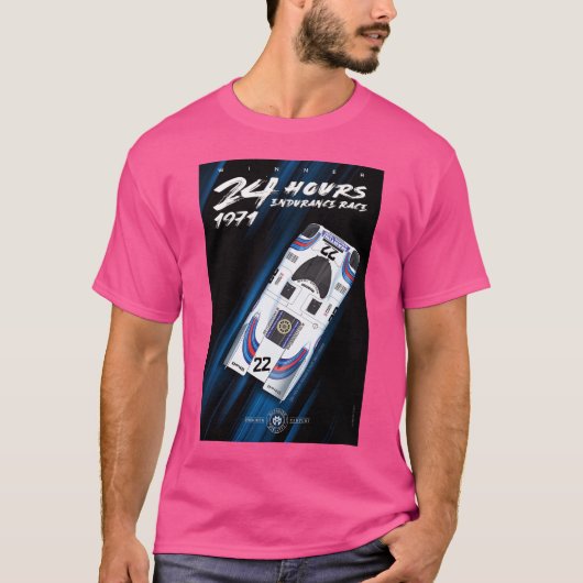 24 Stunden Ausdauerrennen 1971 Marko Van Lennep T-Shirt (Vorderseite)