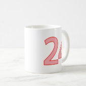24 Stunden - Camel Design (rot) Tasse (VorderseiteRechts)