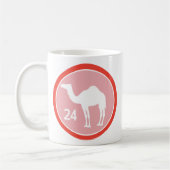 24 Stunden - Camel Design (rot) Tasse (Links)