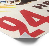 24 Stunden Le Mans Race Poster (Ecke)