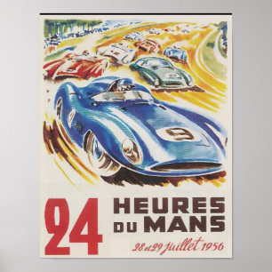 24 Stunden Le Mans Race Poster