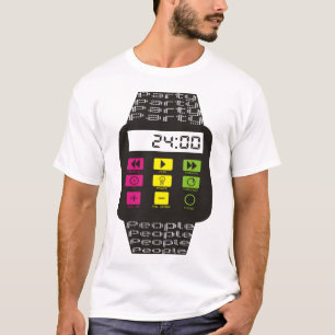 24 Stunden-Party-Leute-Uhr T-Shirt