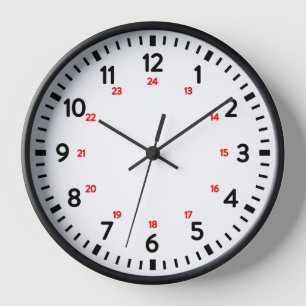 24 Stunden Schulzeit Uhr