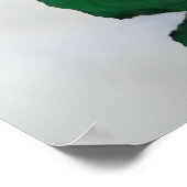 24 Tabelle Smaragdgrüne Rose Hochzeitstabelle Poster (Ecke)