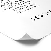 24 Tische für moderne Sitze Poster (Ecke)