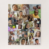 24 Vorlage für die Zusammenstellung von Fotos mit  Puzzle (Vertikal)