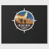 24.Wandern Banco del Hobbies Geschenkpapier (Flach)