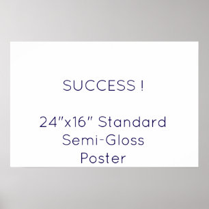 24"x16" Standardposter halbmatt Poster