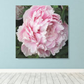 24"x24" Rosa Peony Leinwanddruck (Insitu (Holzboden))