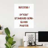 24"x30" Standardposter, halbmatt Poster (Heimbüro)