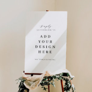 24"x36" Hochzeitsschild, Willkommensschild Drucken Poster
