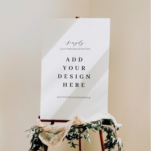 24"x36" Hochzeitszeichen, Begrüßungsdruck Poster