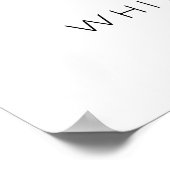 24"x36" Hochzeitszeichen, Begrüßungsdruck Poster (Ecke)