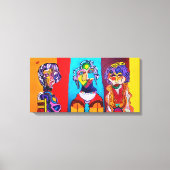 24" X 12" STRETCHED LEINWAND ABSTRAKT LADIES DRUCK (Vorderseite)