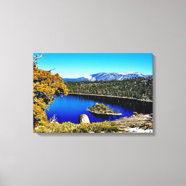24" X 16" SCHÖNE EMERALD BAY SEE TAHOE LEINWAND