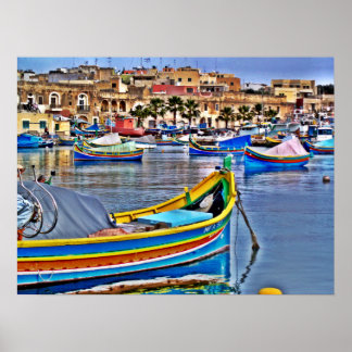 24" x 18" Poster (Halbschall) Die Welt ist meine Z