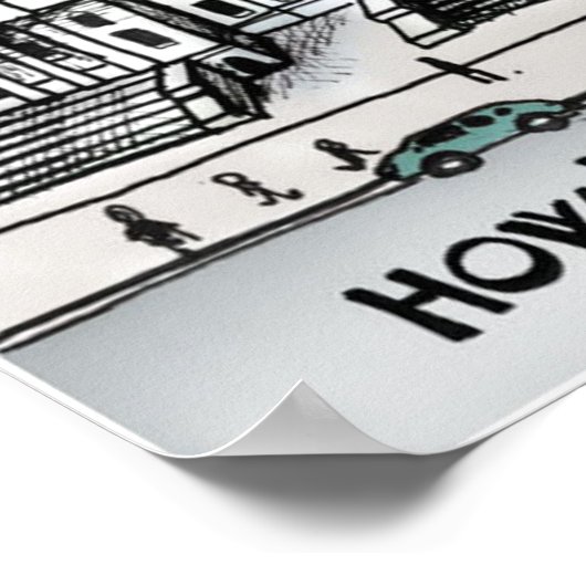 24" x 20", Poster - View aus Washington, D.C. (Ecke)